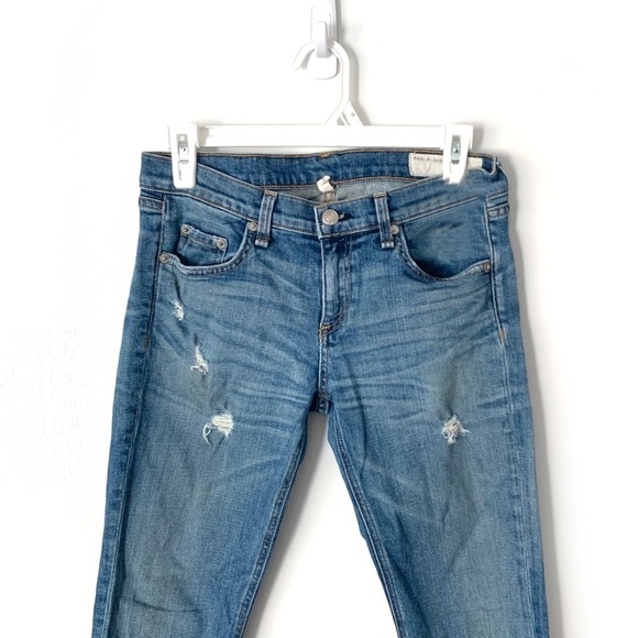 RAG & BONE The Dre MidRise Slim Boyfriend Jeans 26 - Picture 6 of 10